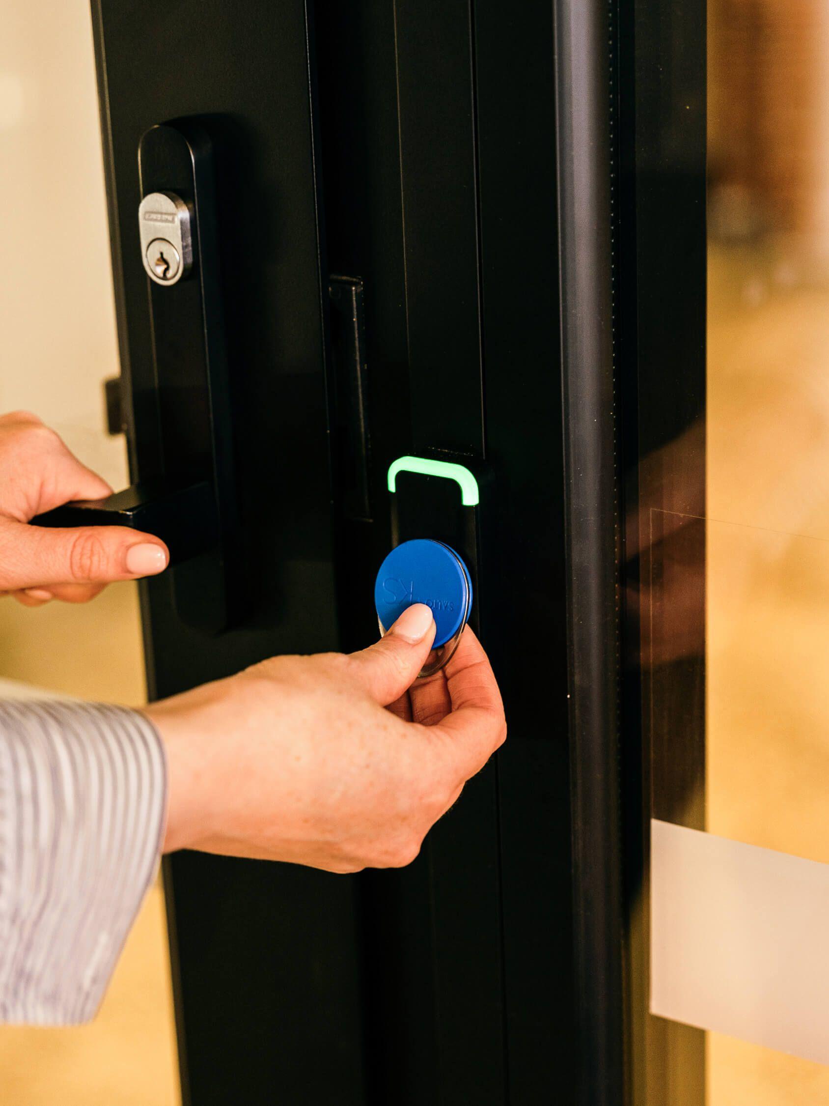access controlled office for security