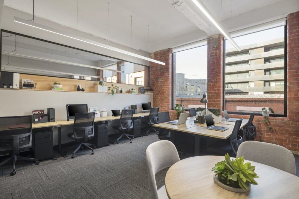 cowork desks e1625532939977 Conquering Covid-19 Stress with a Flexible Workspace