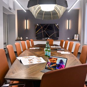 hire boardroom with advanced video conferencing technology