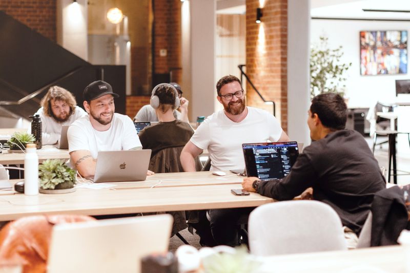 Members spotlight united co. featuring DotCollective working in the coworking space