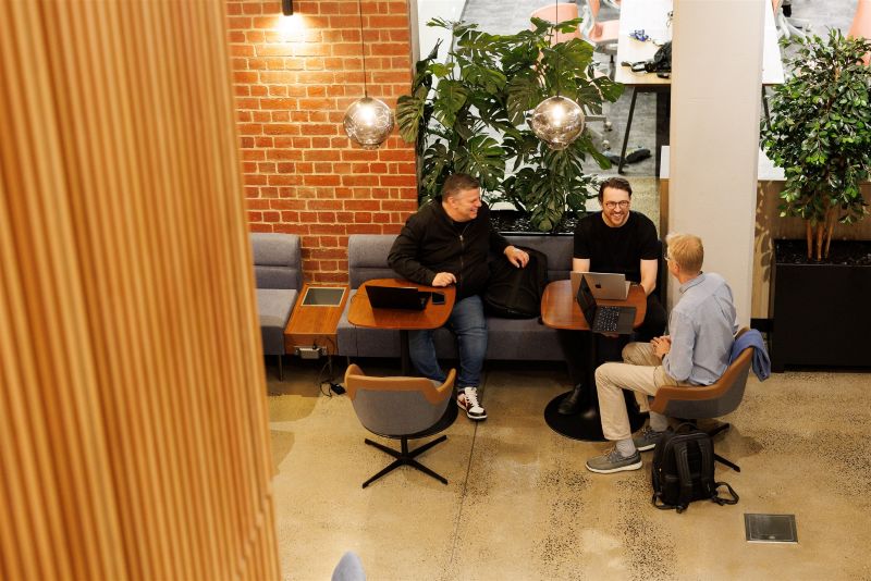 Yarra Energy team at the United Co. business lounge